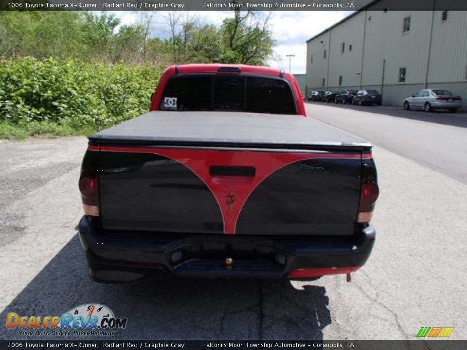 2006 Toyota Tacoma X-Runner Radiant Red / Graphite Gray Photo #7