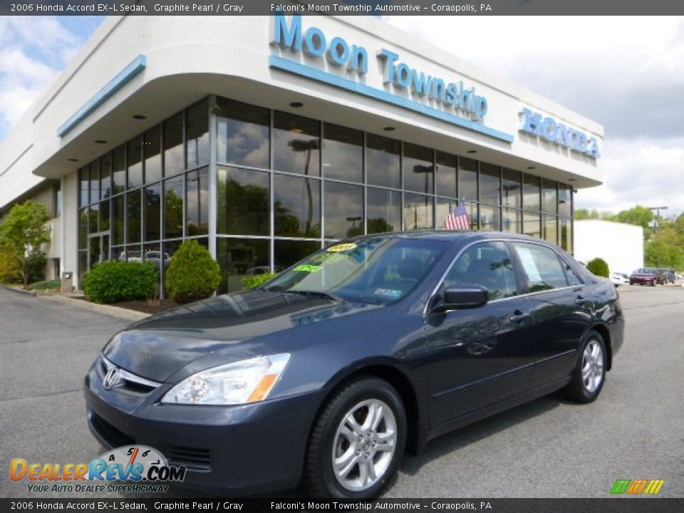 2006 Honda Accord EX-L Sedan Graphite Pearl / Gray Photo #1