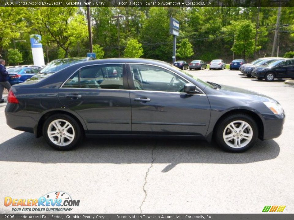 2006 Honda Accord EX-L Sedan Graphite Pearl / Gray Photo #6