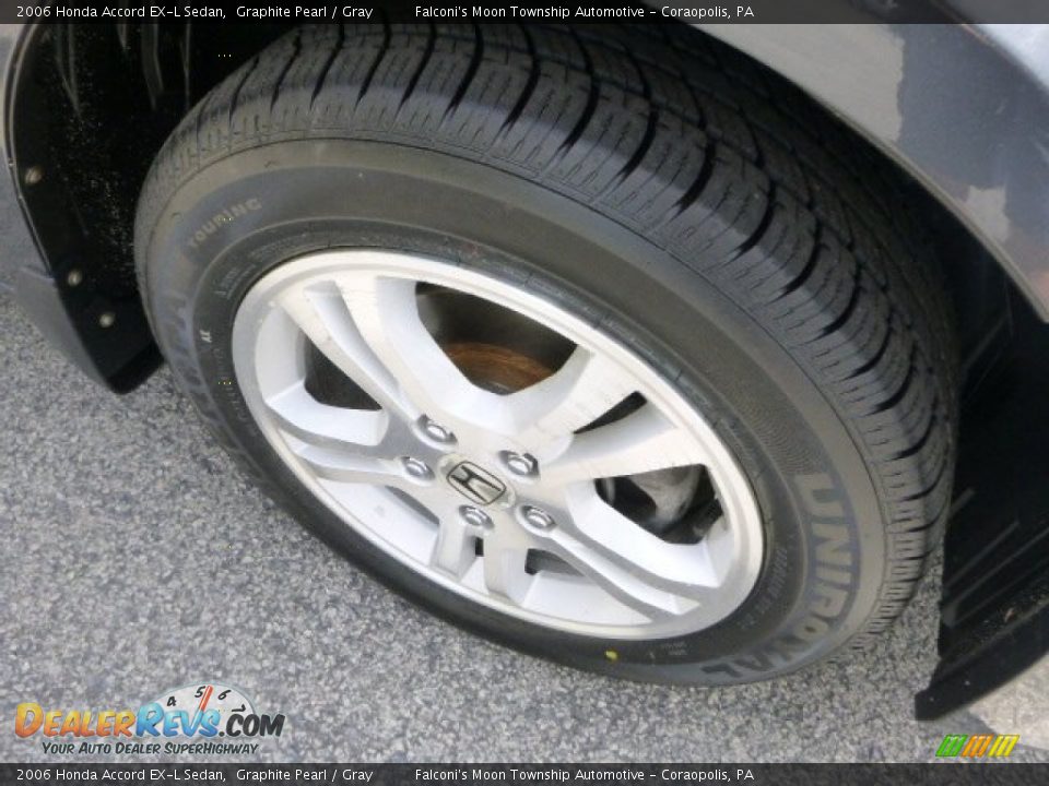 2006 Honda Accord EX-L Sedan Graphite Pearl / Gray Photo #9