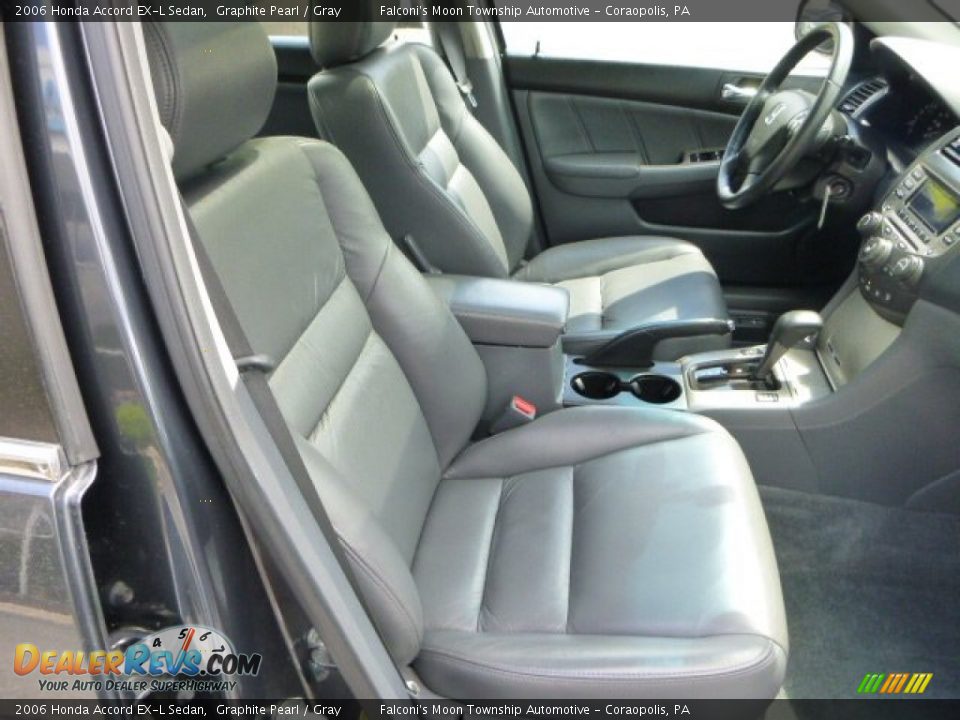 2006 Honda Accord EX-L Sedan Graphite Pearl / Gray Photo #10