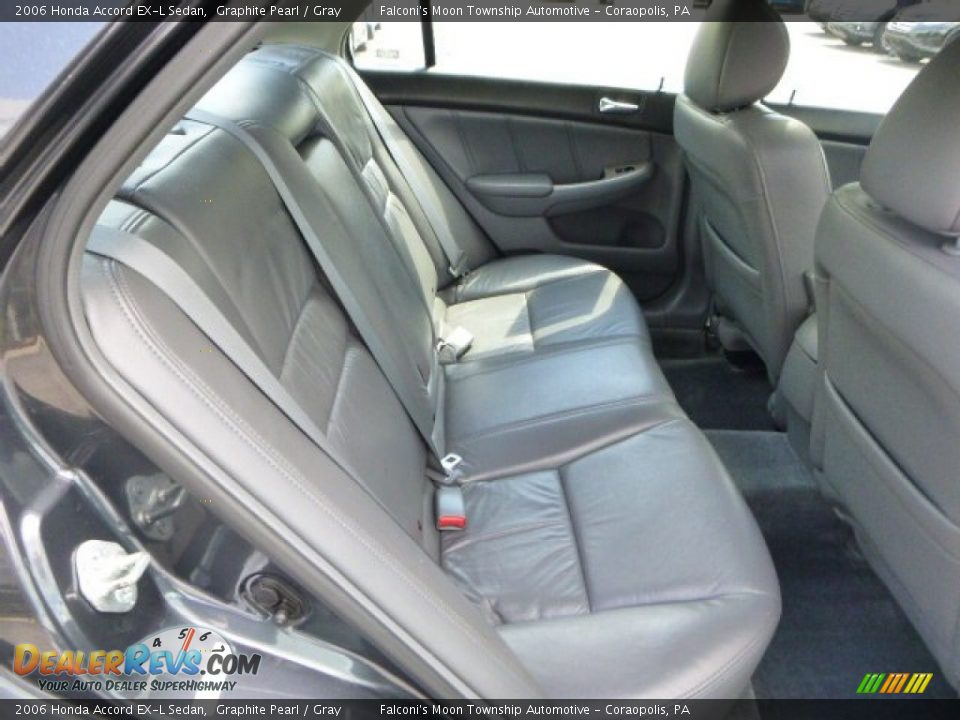 2006 Honda Accord EX-L Sedan Graphite Pearl / Gray Photo #13
