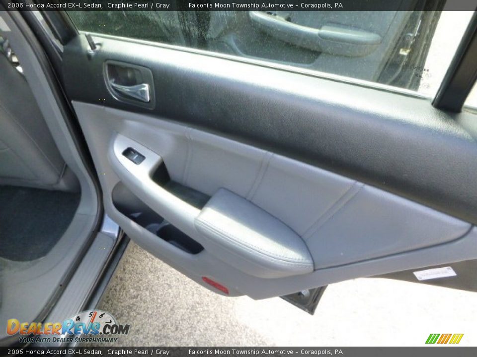 2006 Honda Accord EX-L Sedan Graphite Pearl / Gray Photo #14