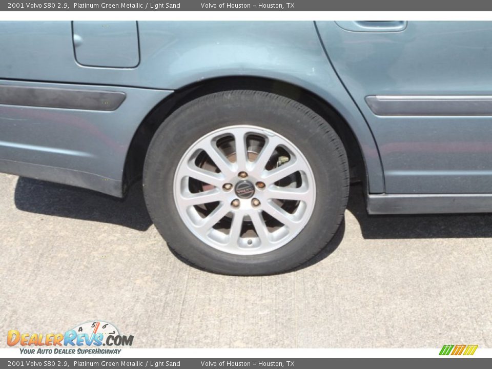 2001 Volvo S80 2.9 Platinum Green Metallic / Light Sand Photo #8