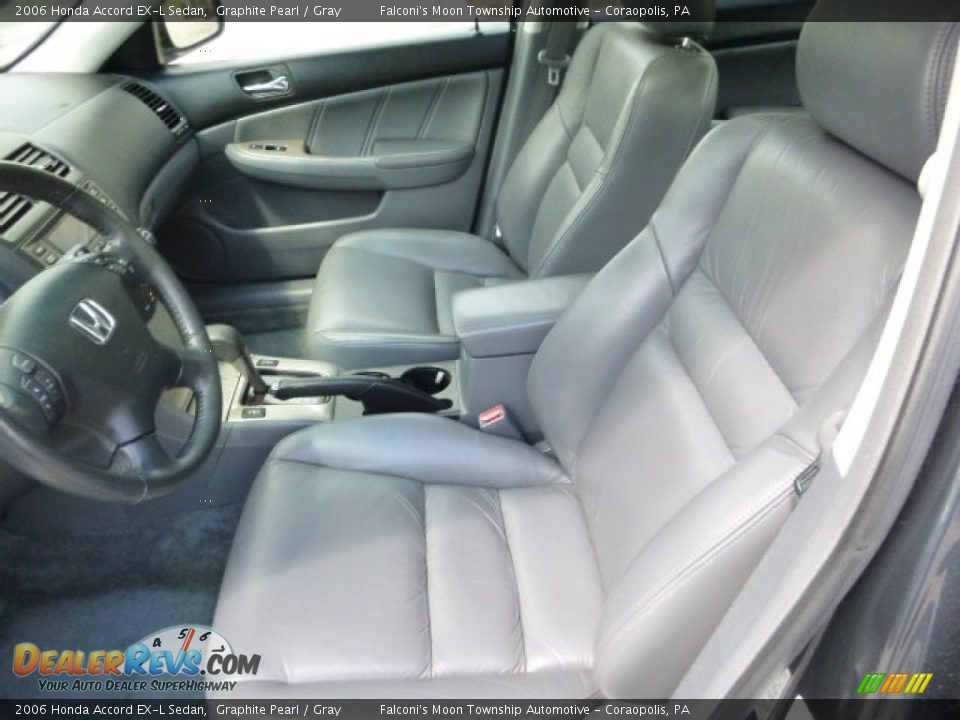 2006 Honda Accord EX-L Sedan Graphite Pearl / Gray Photo #15