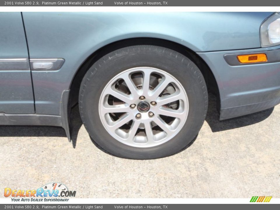 2001 Volvo S80 2.9 Platinum Green Metallic / Light Sand Photo #9