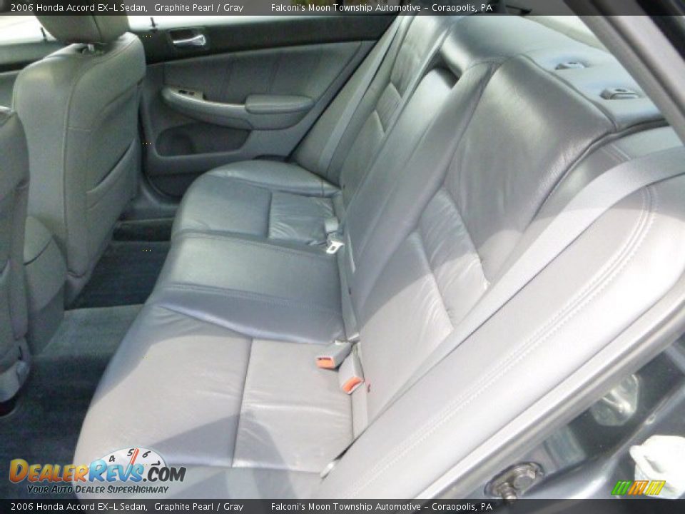 2006 Honda Accord EX-L Sedan Graphite Pearl / Gray Photo #16