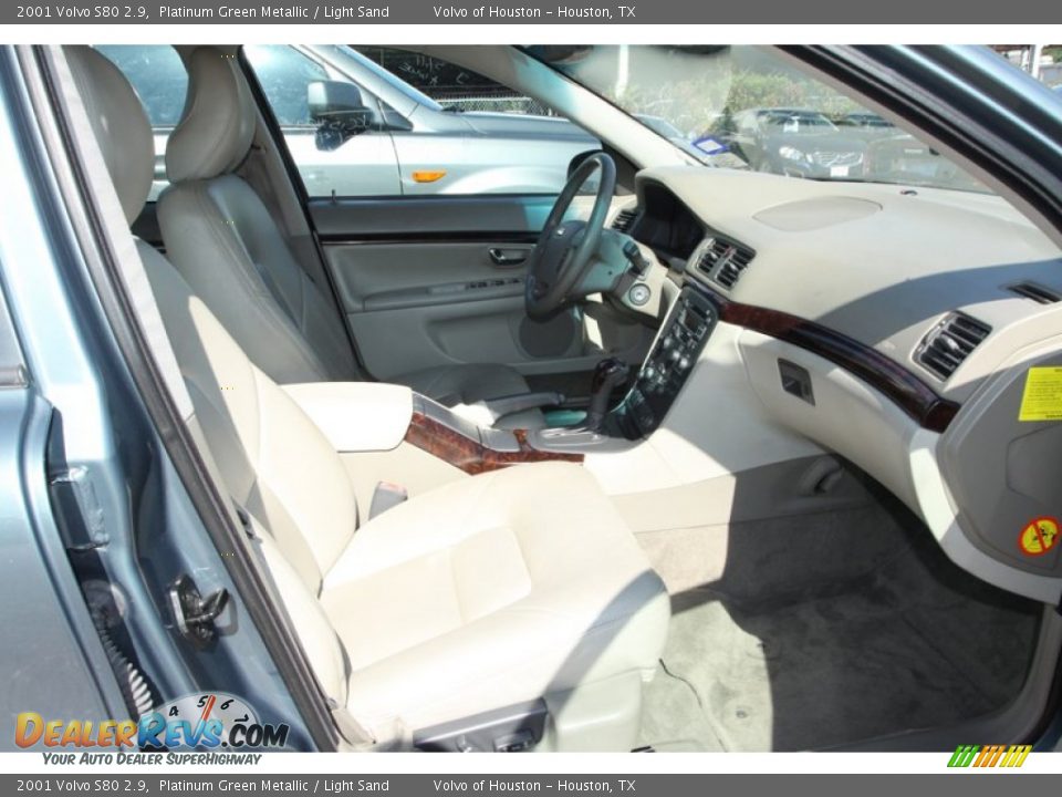 2001 Volvo S80 2.9 Platinum Green Metallic / Light Sand Photo #11