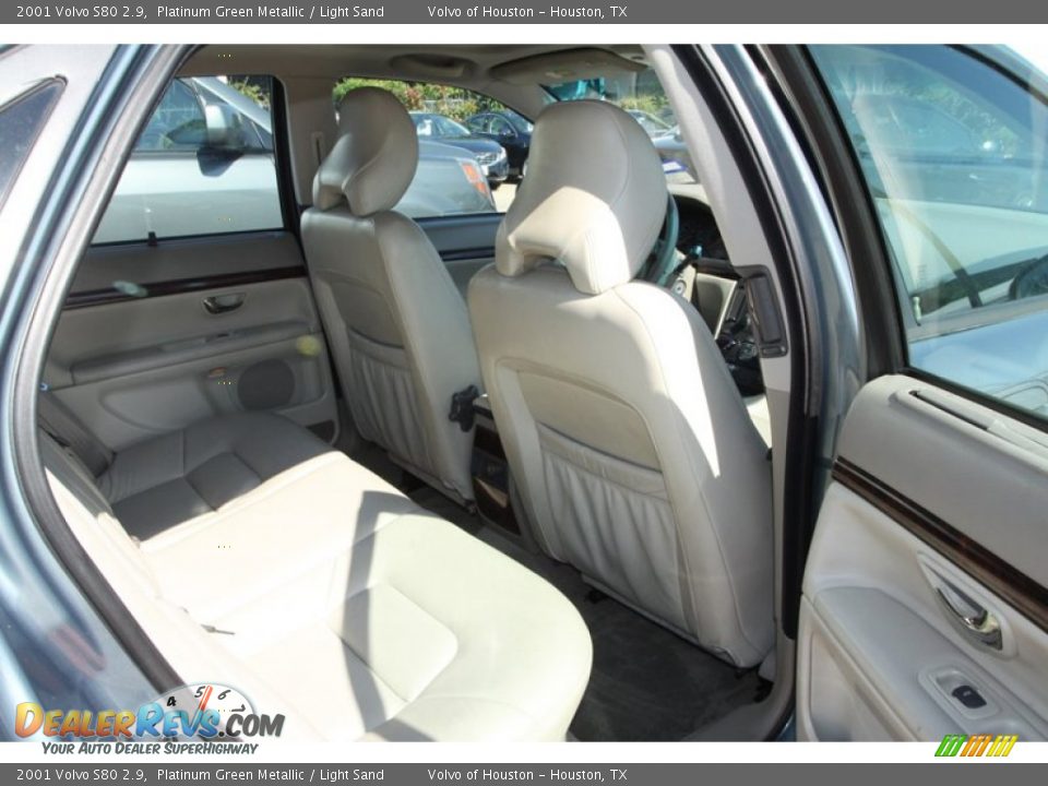 2001 Volvo S80 2.9 Platinum Green Metallic / Light Sand Photo #12