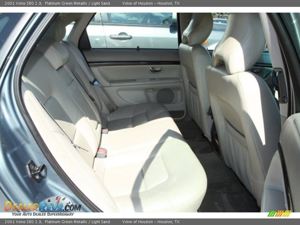 2001 Volvo S80 2.9 Platinum Green Metallic / Light Sand Photo #13