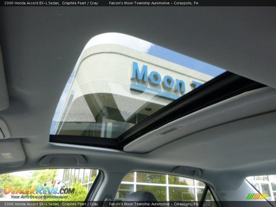 2006 Honda Accord EX-L Sedan Graphite Pearl / Gray Photo #21