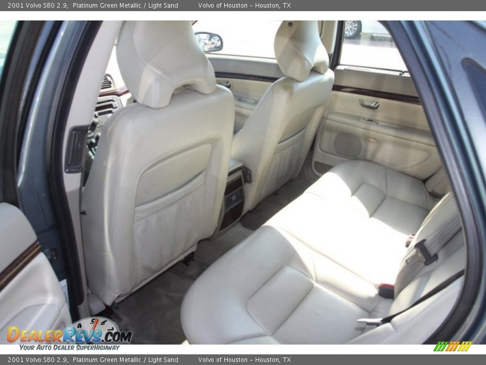 2001 Volvo S80 2.9 Platinum Green Metallic / Light Sand Photo #15