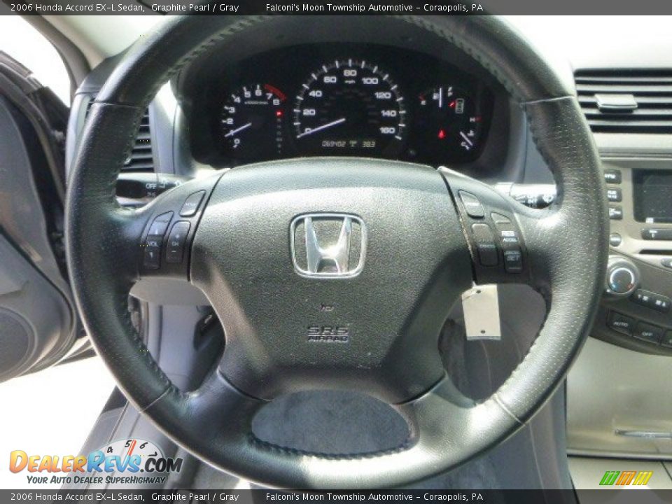 2006 Honda Accord EX-L Sedan Graphite Pearl / Gray Photo #22