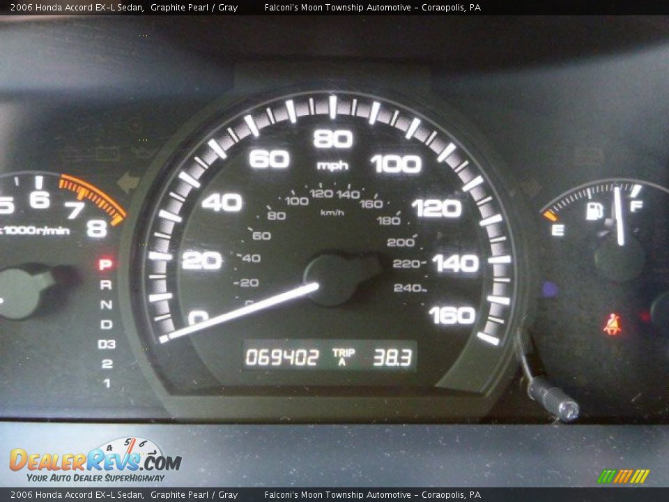 2006 Honda Accord EX-L Sedan Graphite Pearl / Gray Photo #24