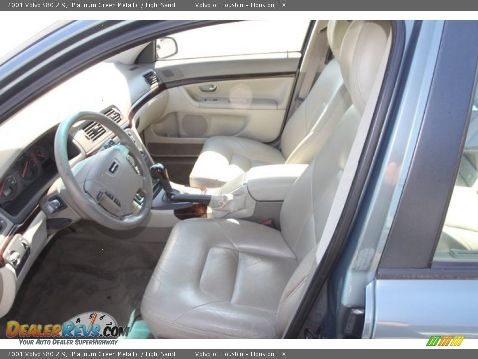 2001 Volvo S80 2.9 Platinum Green Metallic / Light Sand Photo #19