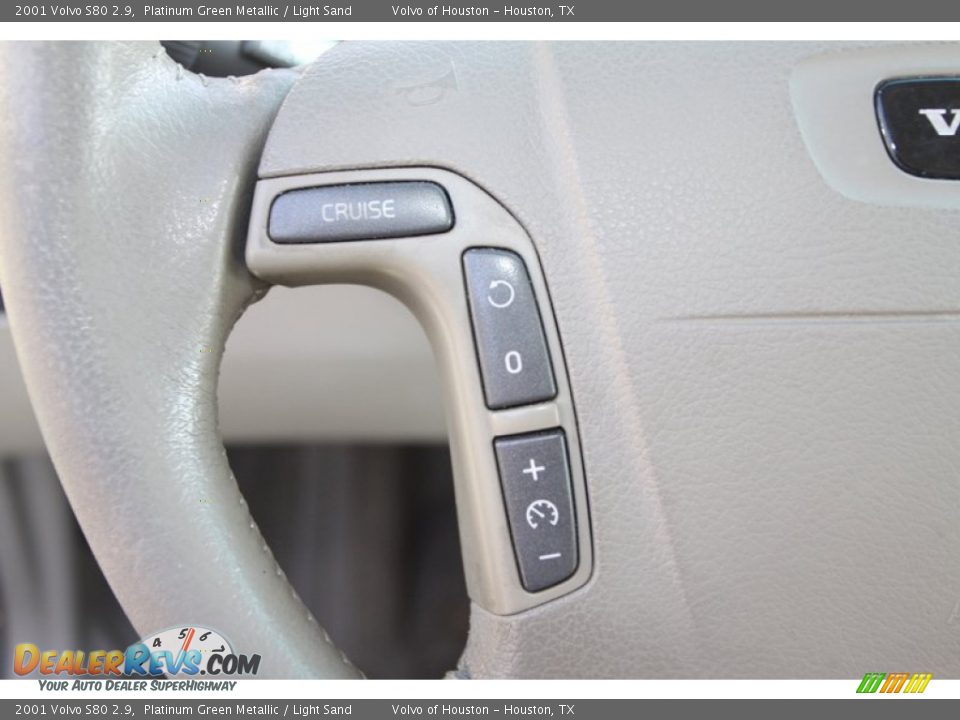 2001 Volvo S80 2.9 Platinum Green Metallic / Light Sand Photo #22