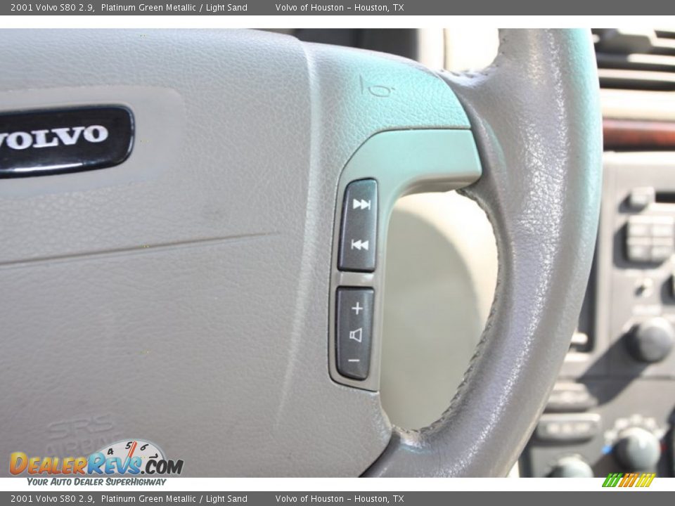 2001 Volvo S80 2.9 Platinum Green Metallic / Light Sand Photo #23