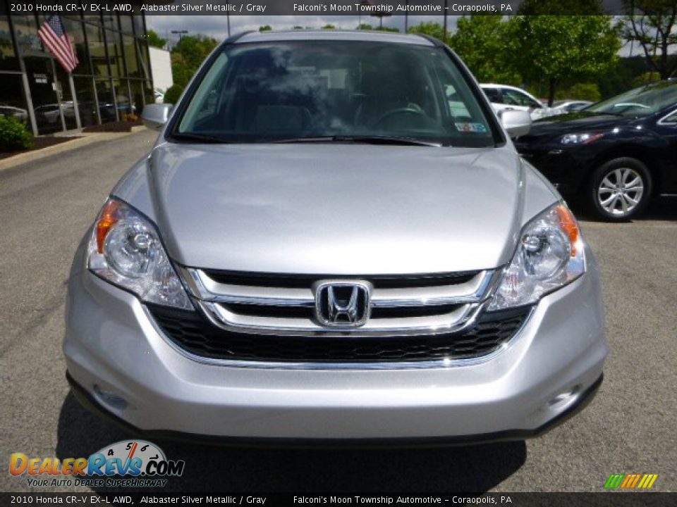 2010 Honda CR-V EX-L AWD Alabaster Silver Metallic / Gray Photo #8