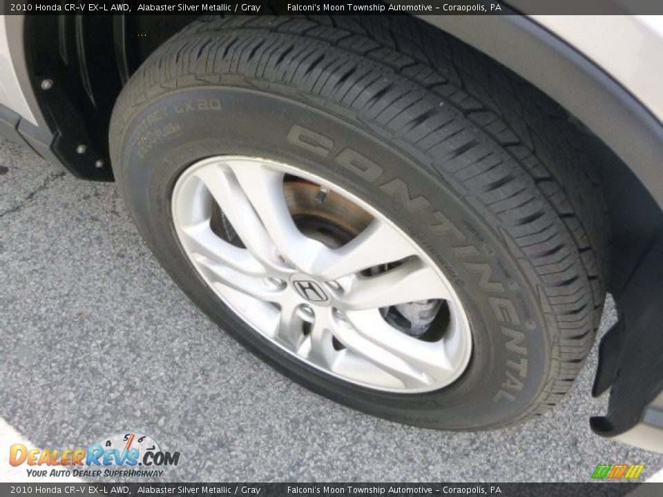 2010 Honda CR-V EX-L AWD Alabaster Silver Metallic / Gray Photo #9