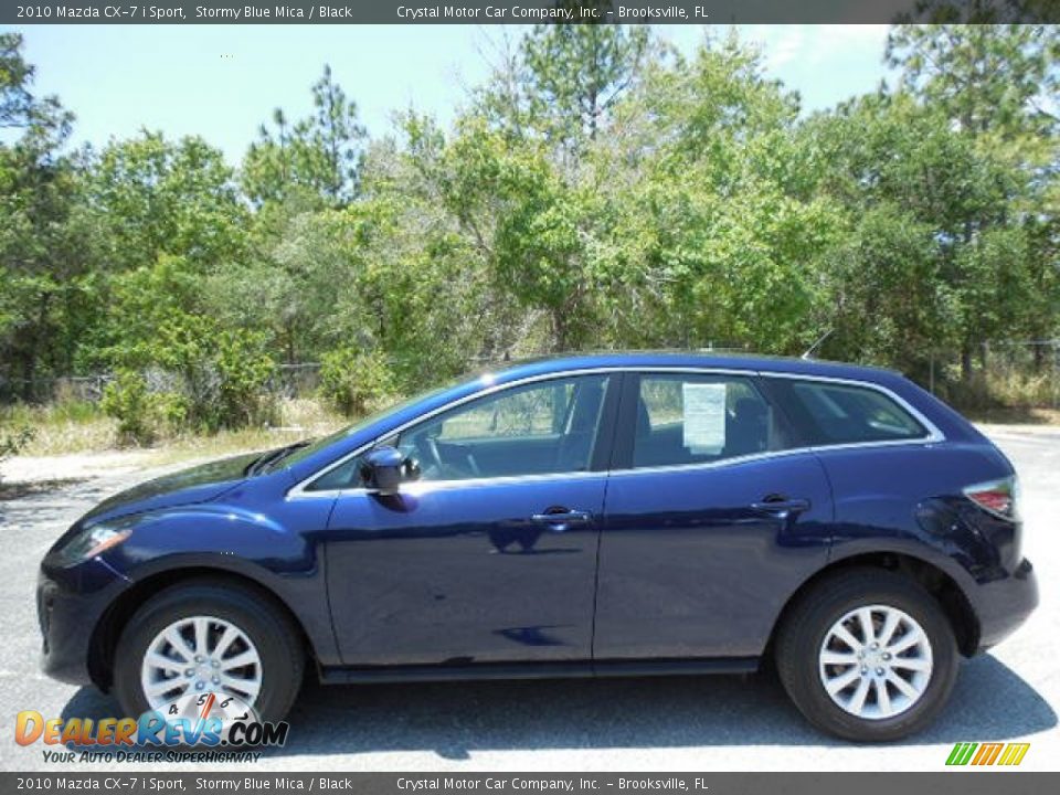 2010 Mazda CX-7 i Sport Stormy Blue Mica / Black Photo #2