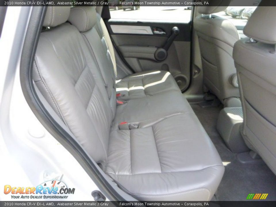 2010 Honda CR-V EX-L AWD Alabaster Silver Metallic / Gray Photo #13