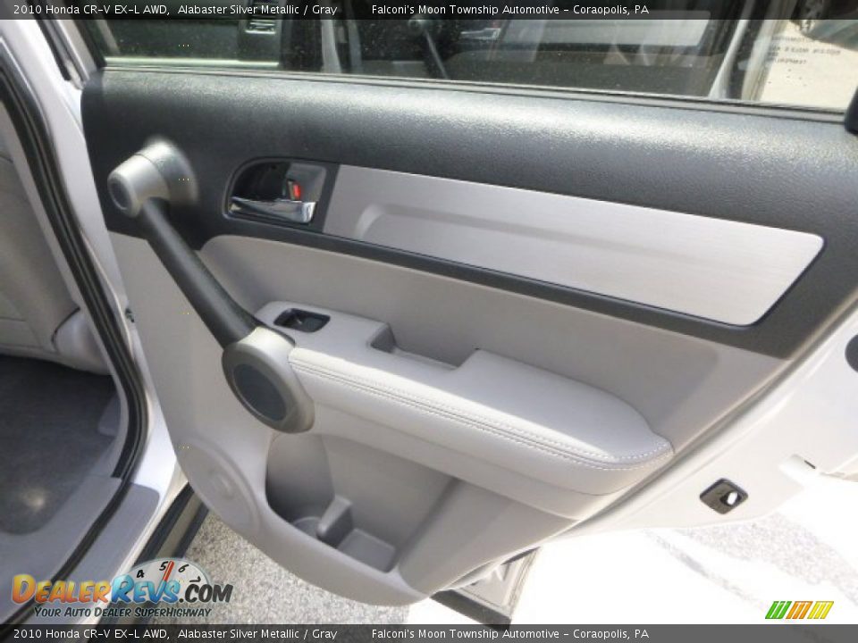 2010 Honda CR-V EX-L AWD Alabaster Silver Metallic / Gray Photo #14