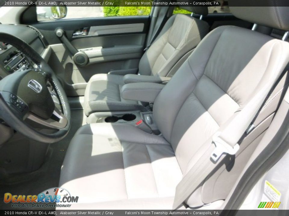 2010 Honda CR-V EX-L AWD Alabaster Silver Metallic / Gray Photo #15