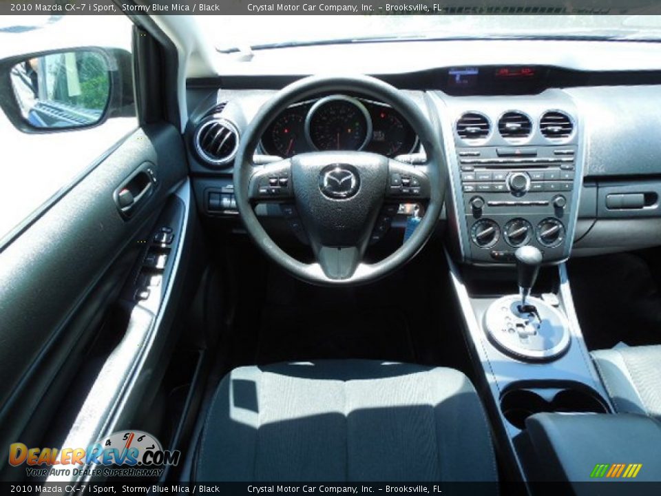2010 Mazda CX-7 i Sport Stormy Blue Mica / Black Photo #6