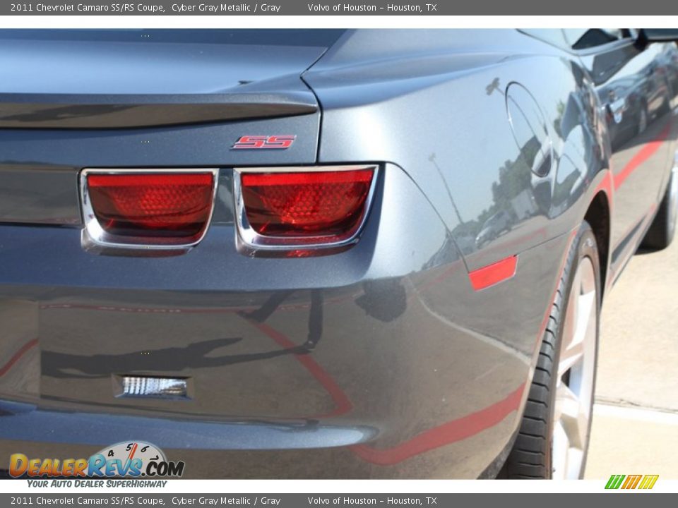 2011 Chevrolet Camaro SS/RS Coupe Cyber Gray Metallic / Gray Photo #6