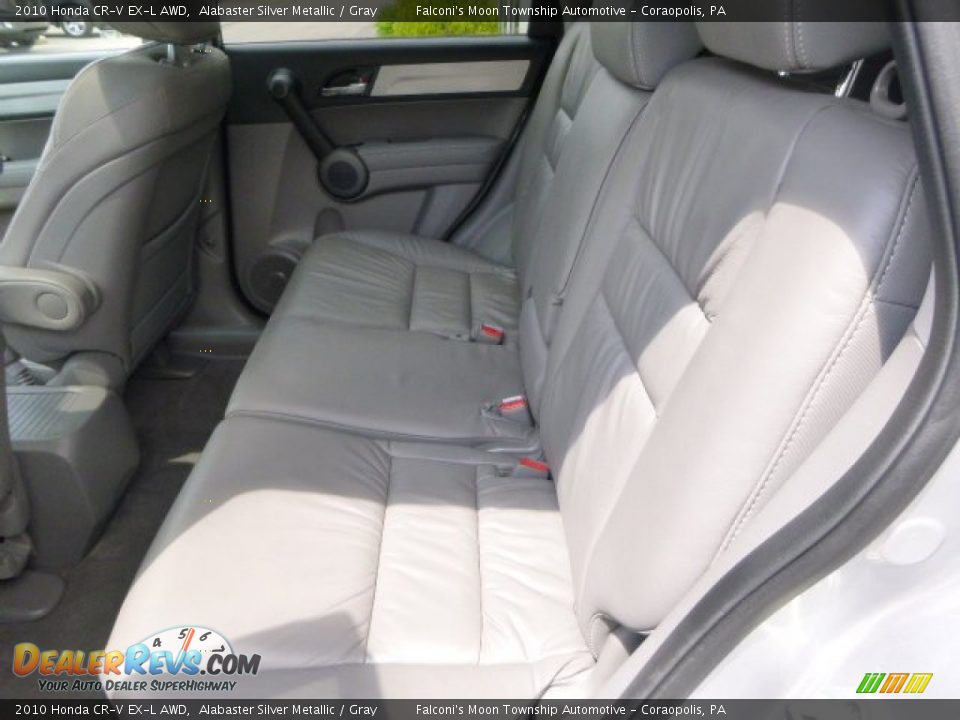 2010 Honda CR-V EX-L AWD Alabaster Silver Metallic / Gray Photo #16
