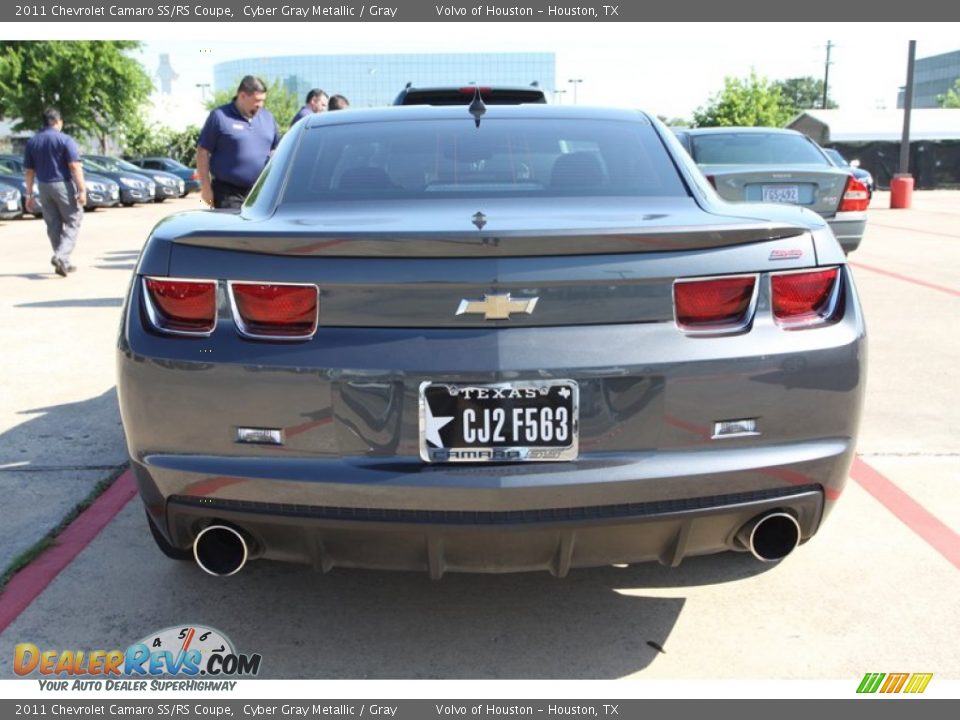 2011 Chevrolet Camaro SS/RS Coupe Cyber Gray Metallic / Gray Photo #7