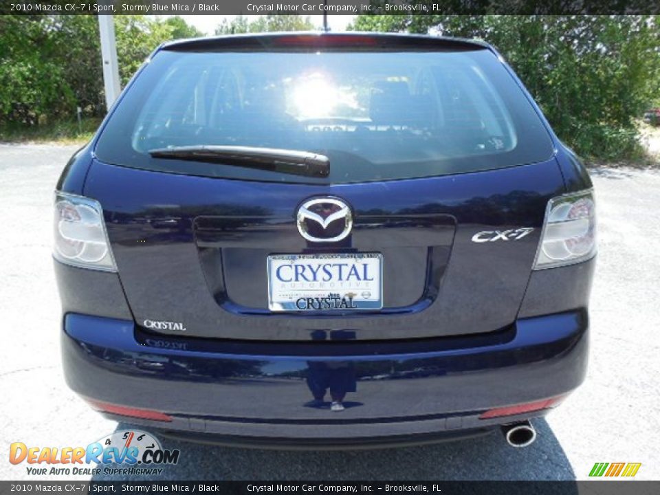2010 Mazda CX-7 i Sport Stormy Blue Mica / Black Photo #8