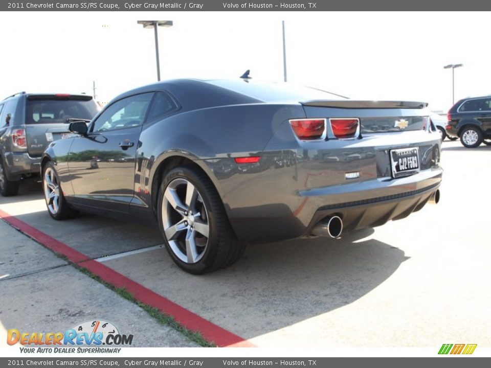 2011 Chevrolet Camaro SS/RS Coupe Cyber Gray Metallic / Gray Photo #8