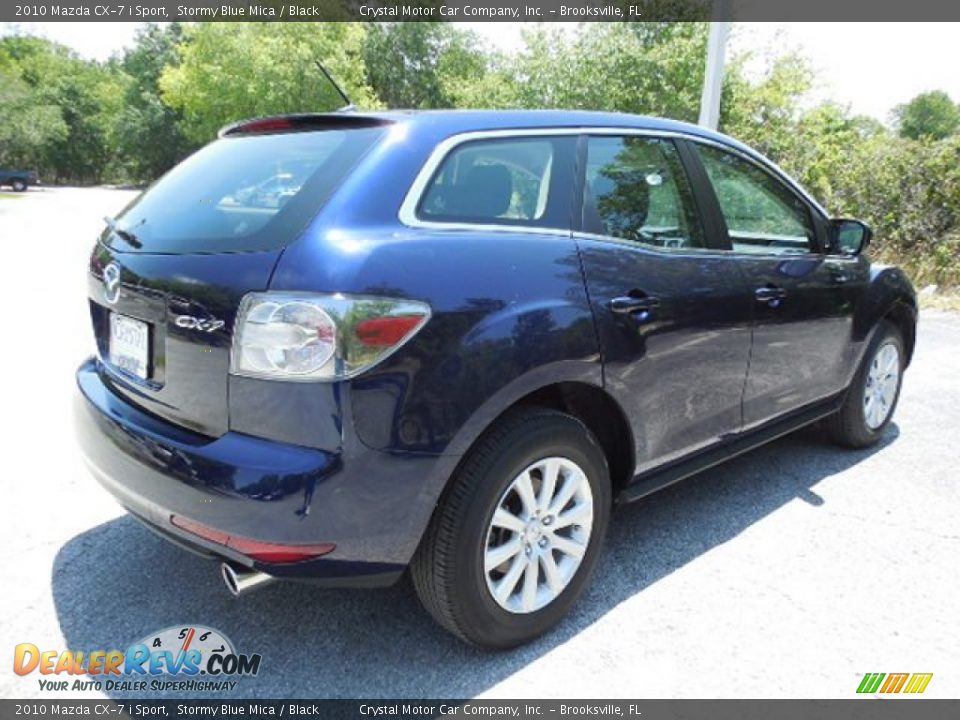 2010 Mazda CX-7 i Sport Stormy Blue Mica / Black Photo #9