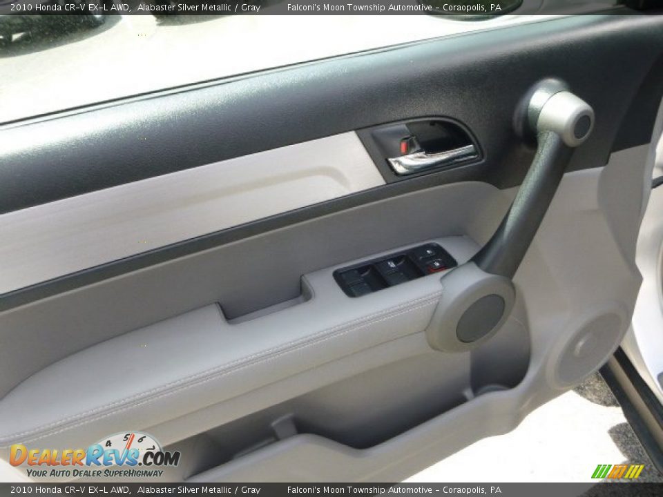 2010 Honda CR-V EX-L AWD Alabaster Silver Metallic / Gray Photo #19