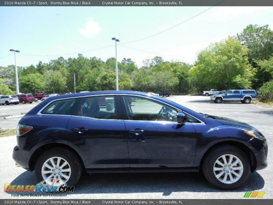 2010 Mazda CX-7 i Sport Stormy Blue Mica / Black Photo #10