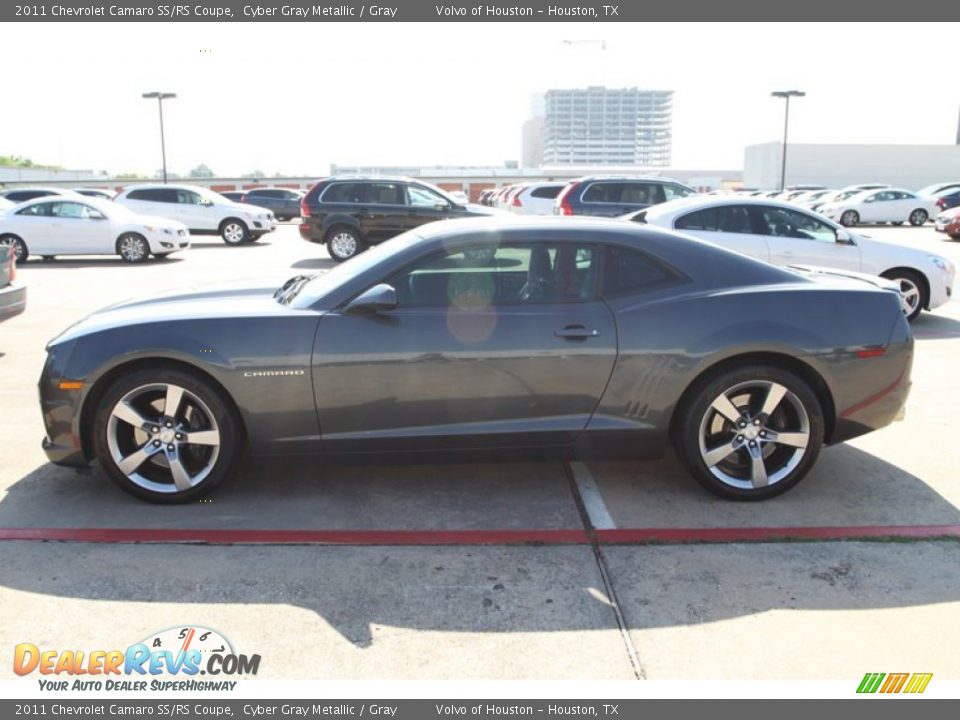2011 Chevrolet Camaro SS/RS Coupe Cyber Gray Metallic / Gray Photo #10