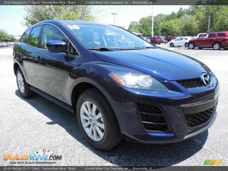 2010 Mazda CX-7 i Sport Stormy Blue Mica / Black Photo #11