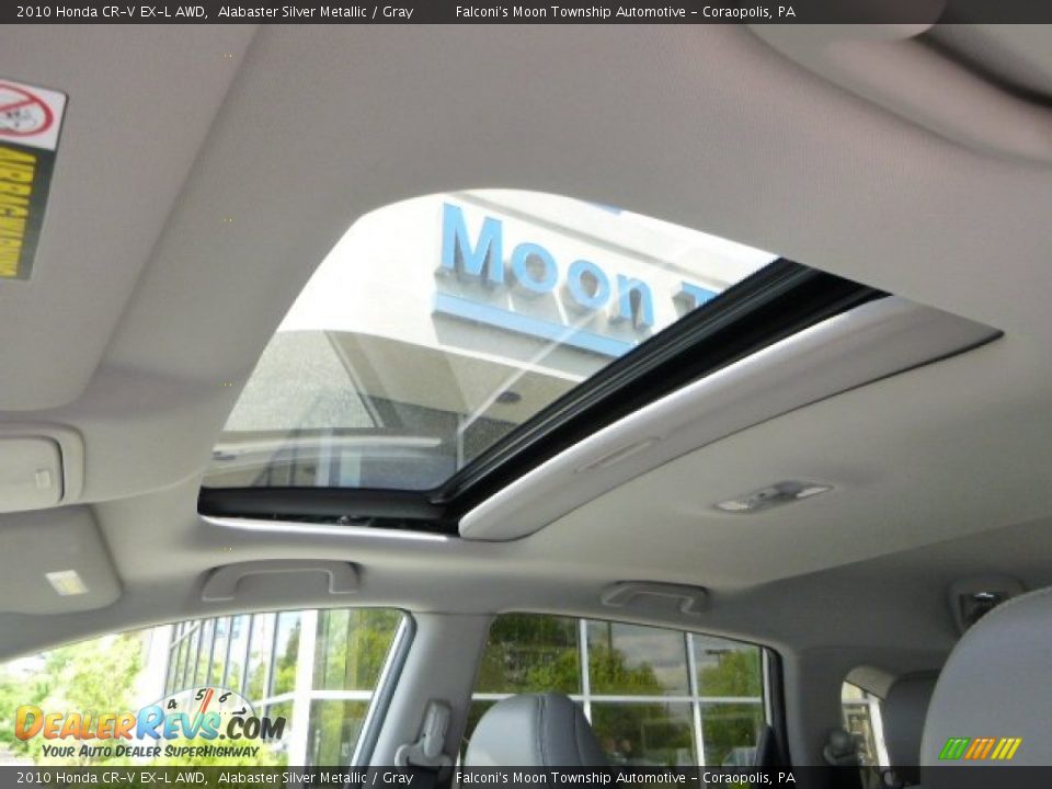 2010 Honda CR-V EX-L AWD Alabaster Silver Metallic / Gray Photo #21
