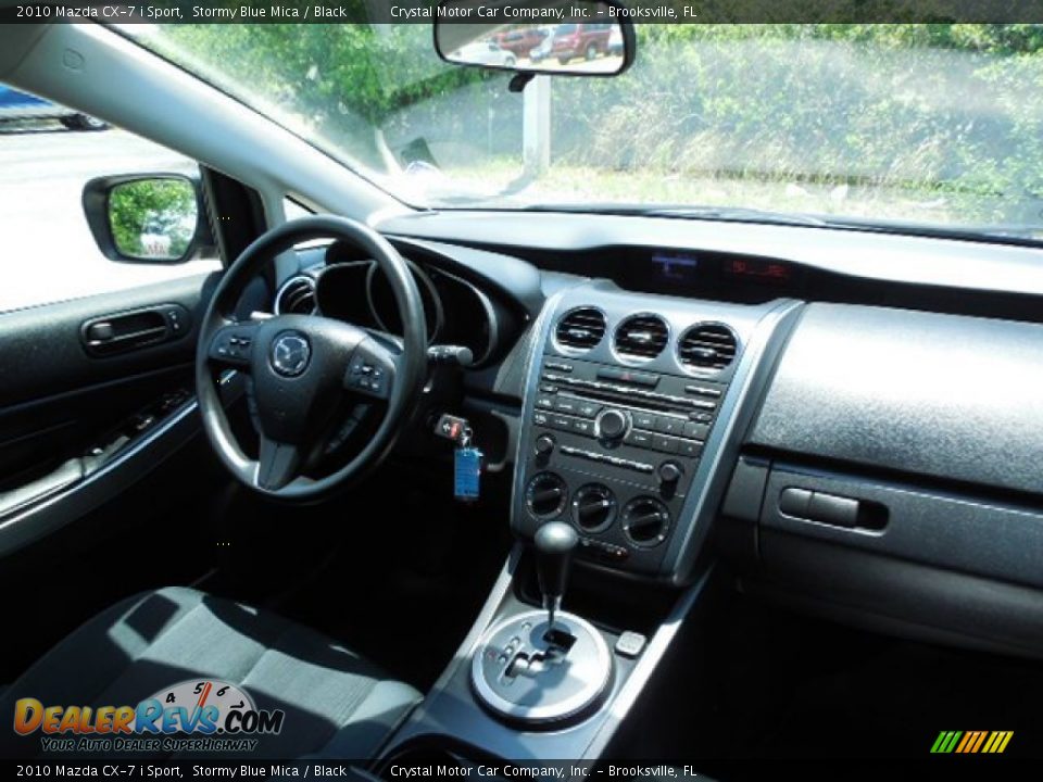 2010 Mazda CX-7 i Sport Stormy Blue Mica / Black Photo #12