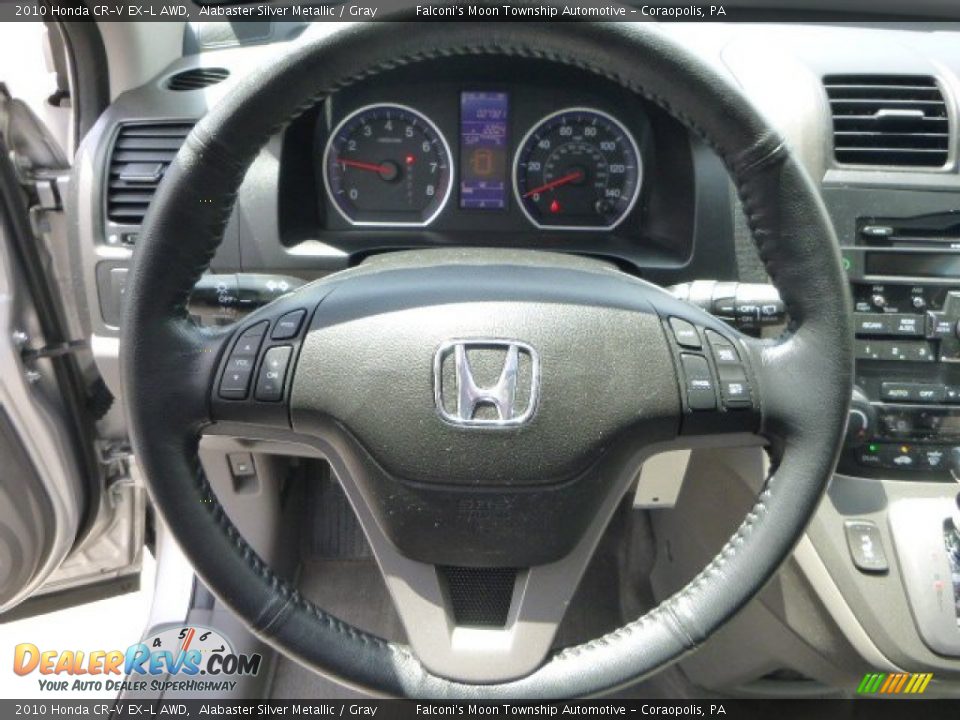 2010 Honda CR-V EX-L AWD Alabaster Silver Metallic / Gray Photo #22