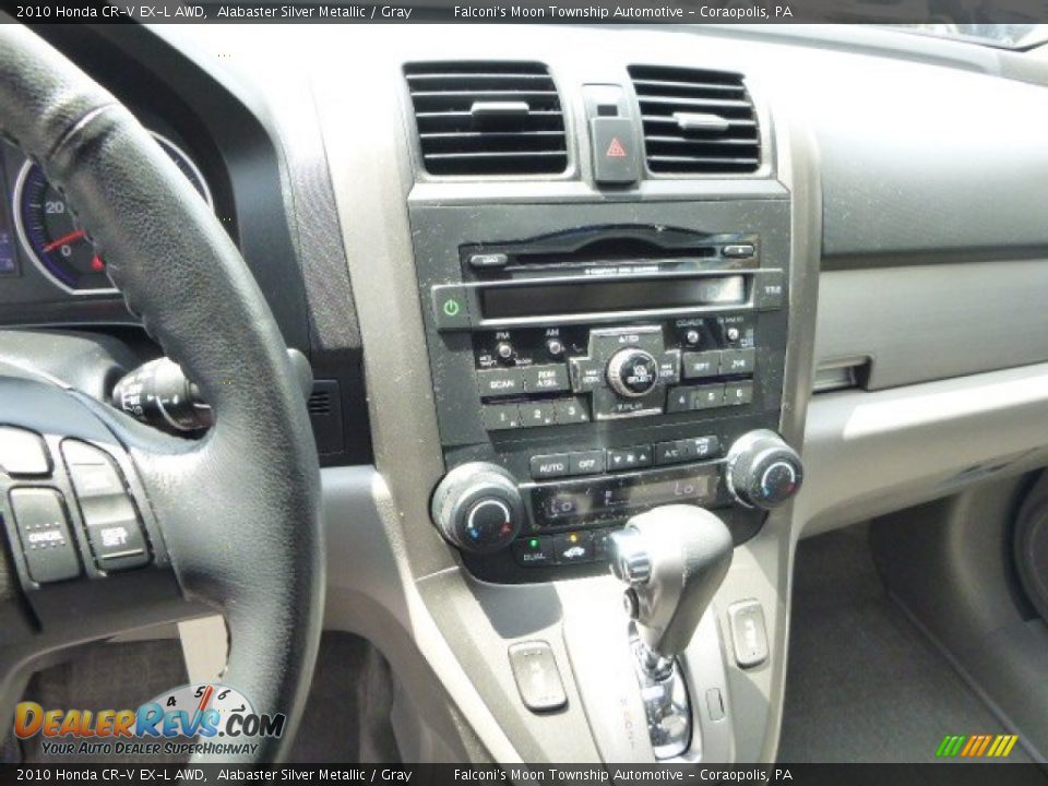 2010 Honda CR-V EX-L AWD Alabaster Silver Metallic / Gray Photo #23