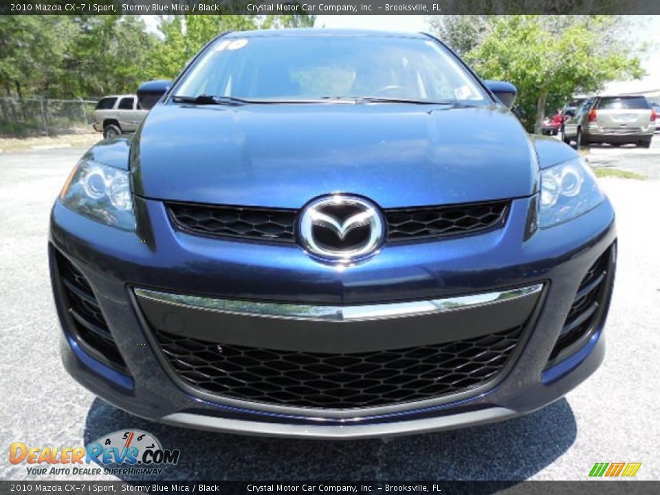 2010 Mazda CX-7 i Sport Stormy Blue Mica / Black Photo #14
