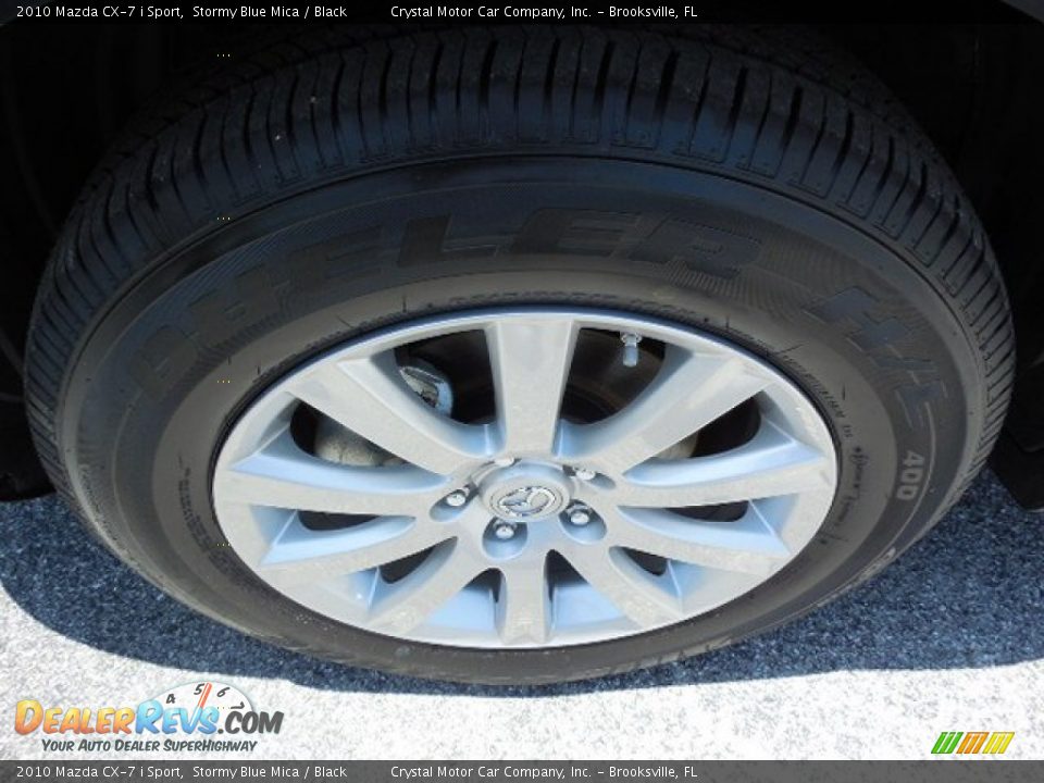 2010 Mazda CX-7 i Sport Stormy Blue Mica / Black Photo #15