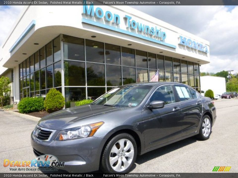2010 Honda Accord EX Sedan Polished Metal Metallic / Black Photo #1