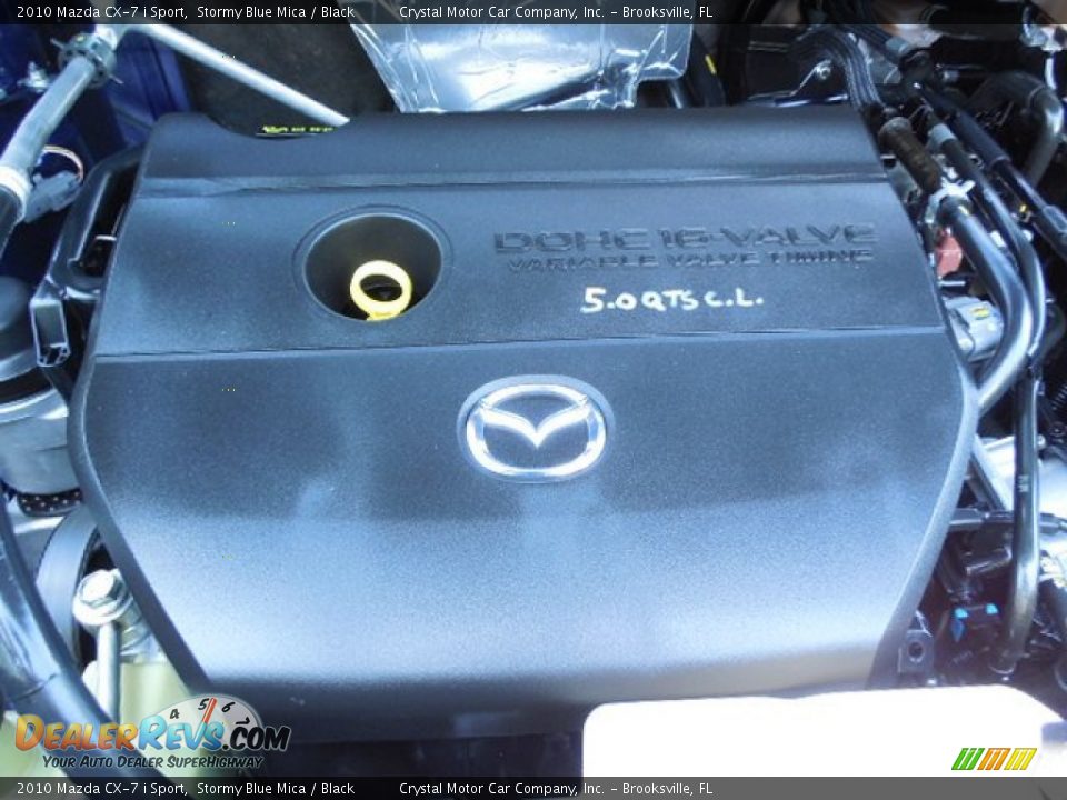 2010 Mazda CX-7 i Sport Stormy Blue Mica / Black Photo #17
