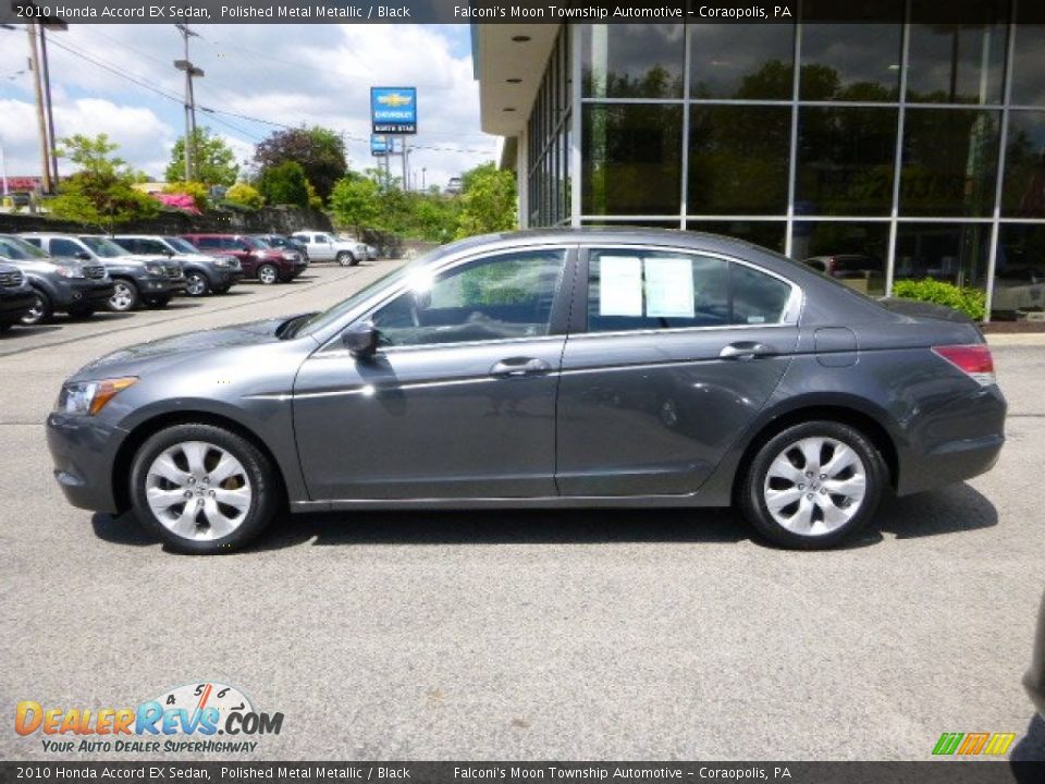 2010 Honda Accord EX Sedan Polished Metal Metallic / Black Photo #2