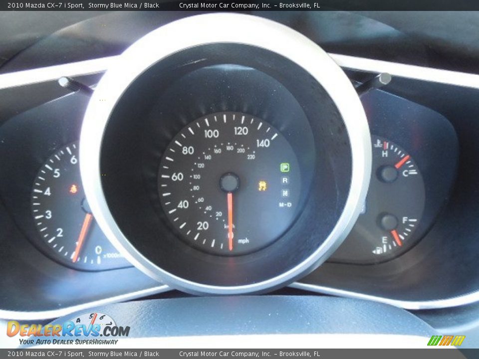 2010 Mazda CX-7 i Sport Stormy Blue Mica / Black Photo #19