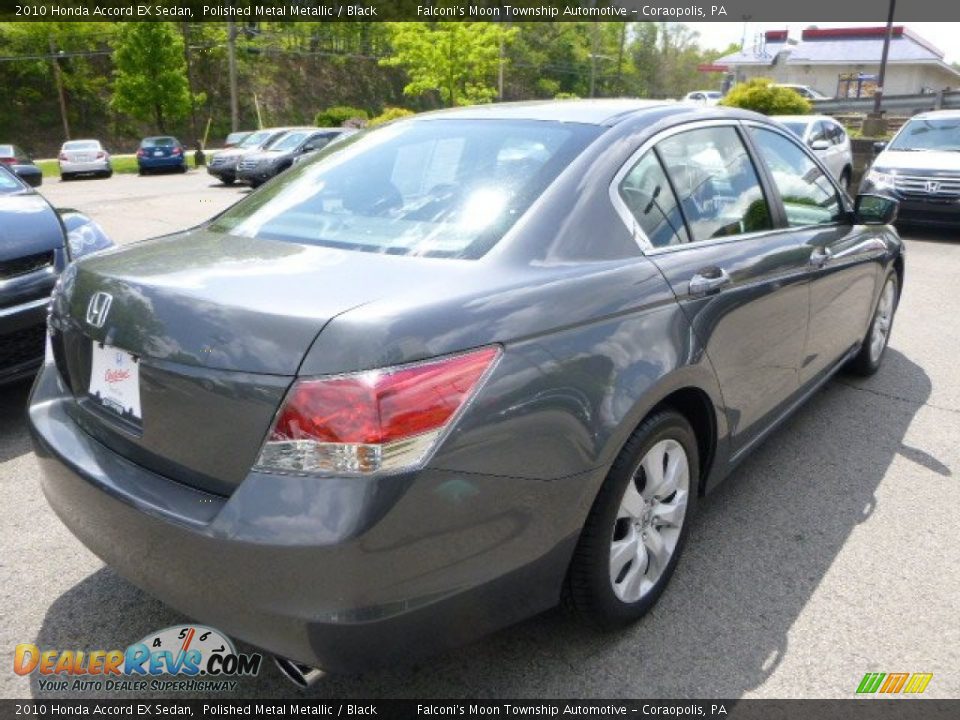 2010 Honda Accord EX Sedan Polished Metal Metallic / Black Photo #5