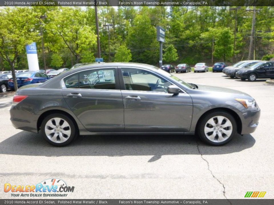 2010 Honda Accord EX Sedan Polished Metal Metallic / Black Photo #6